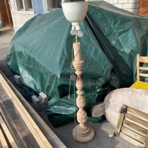 ART 634 Pied de lampe sablé