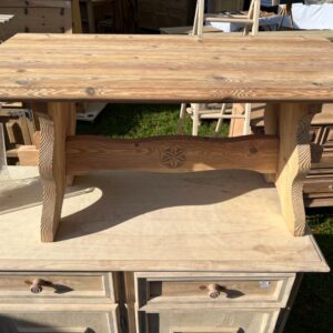 ART 957 Table basse sapin sablée