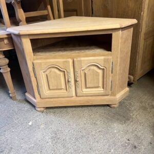 ART 976 Meuble d'angle chêne sablé