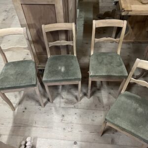 ART 1011 Lot de 4 chaises sablées