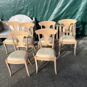 ART 1014 Lot de 6 chaises sablées