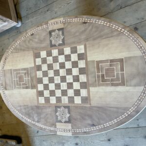 ART 999 Table marquetée sablée